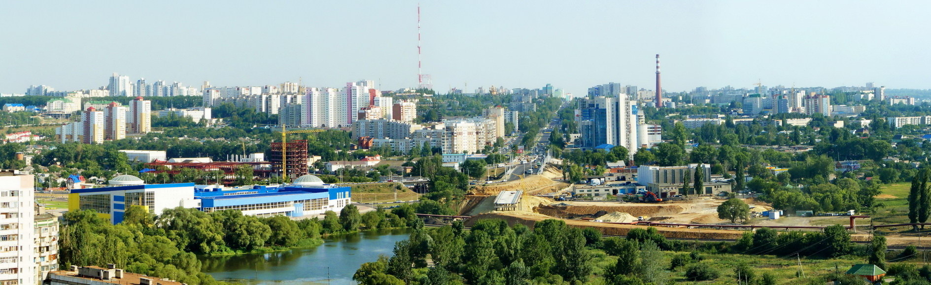 Белгород вид сверху